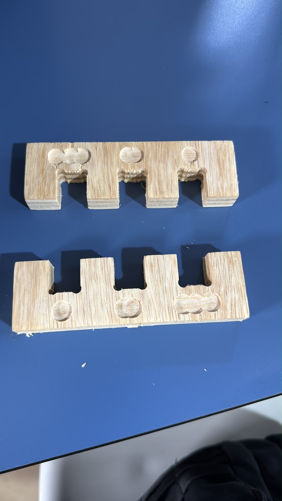 CNC press-fit samples