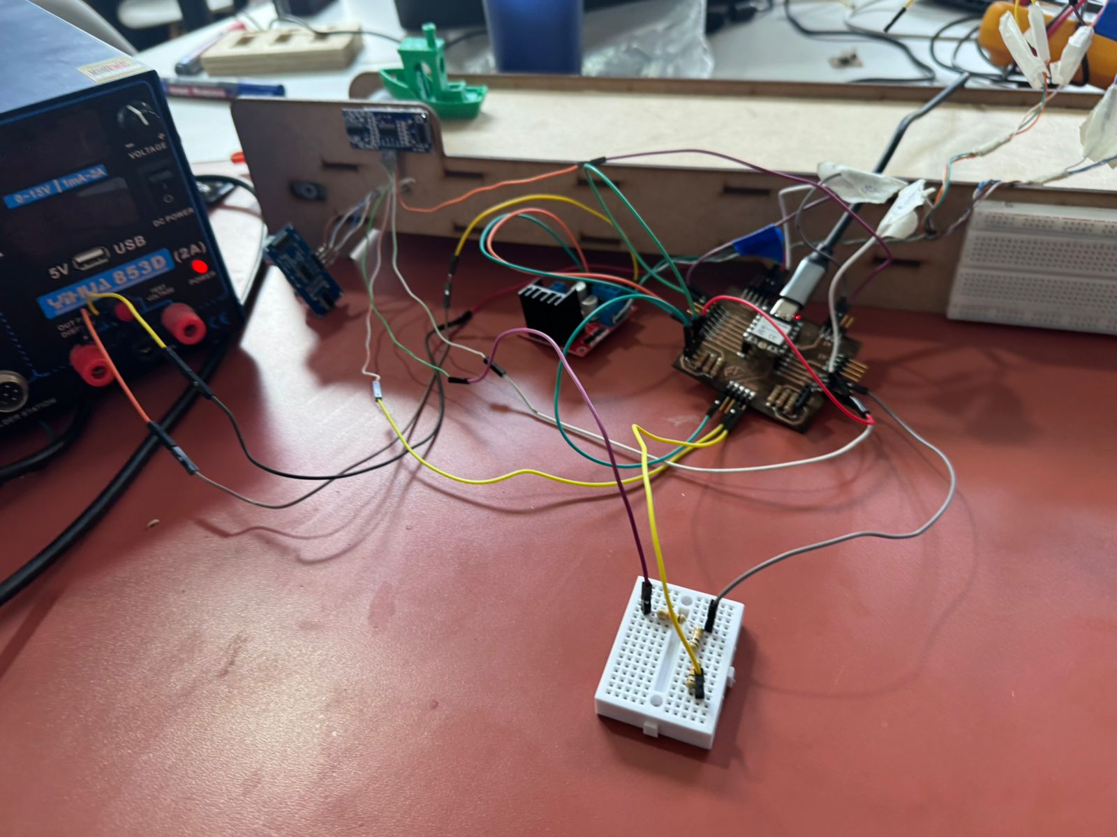 Soldering process of electronic components