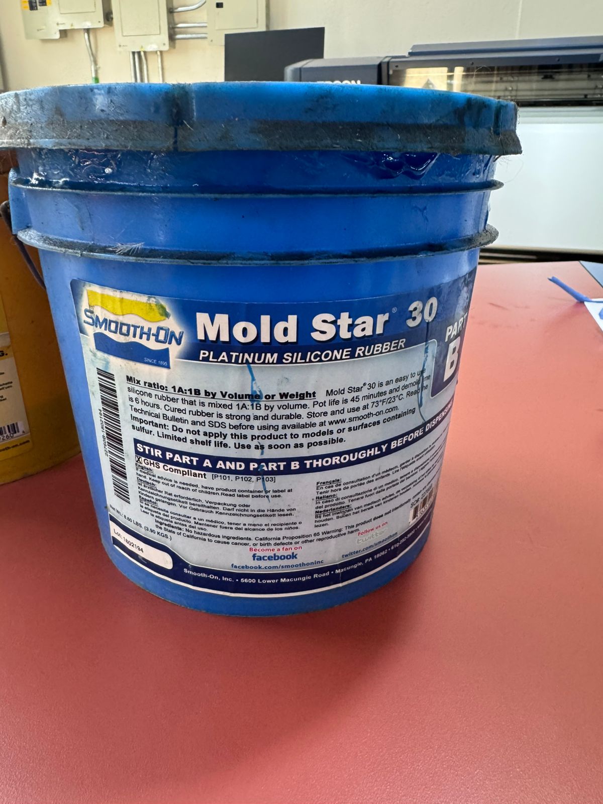 Mold Star silicone part B
