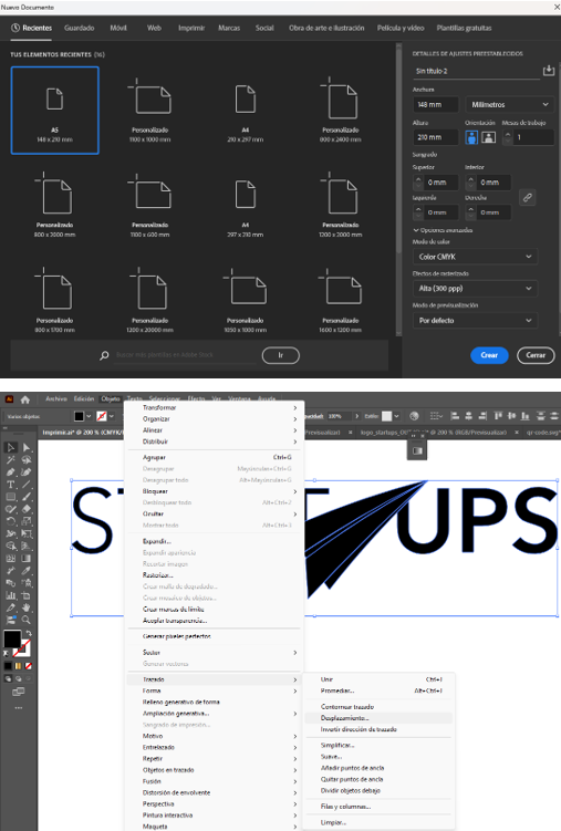 Illustrator - new A5 document and opening .ai file