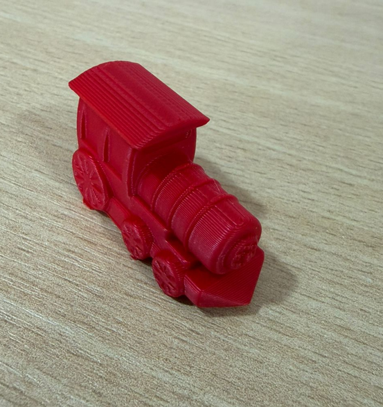 Bambu printed train result