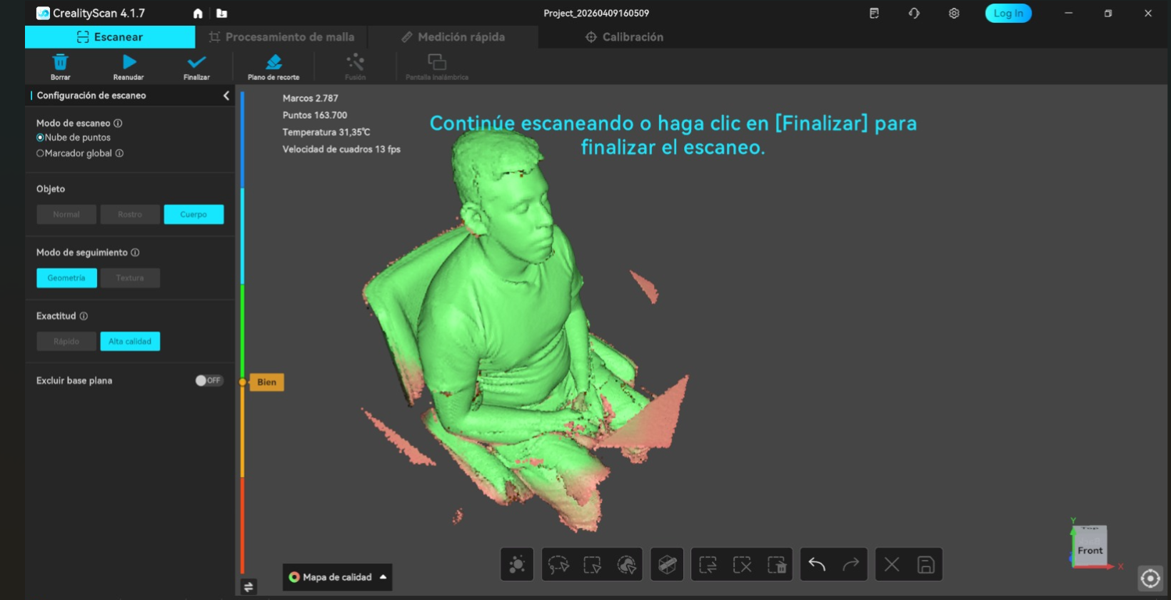 Scanning software stage 1
