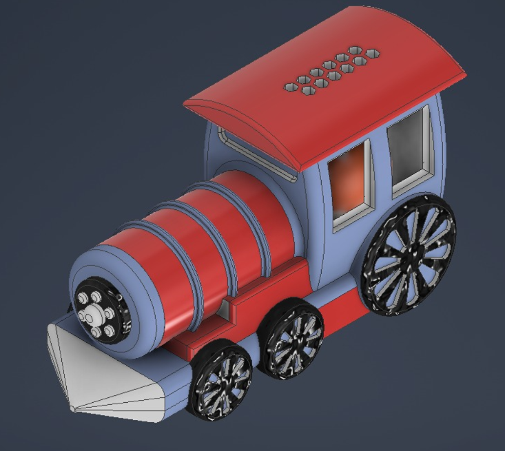 Inventor train model