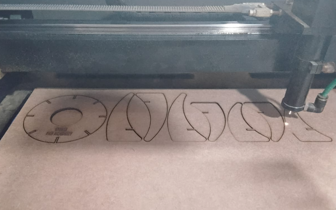 Final laser cutting process
