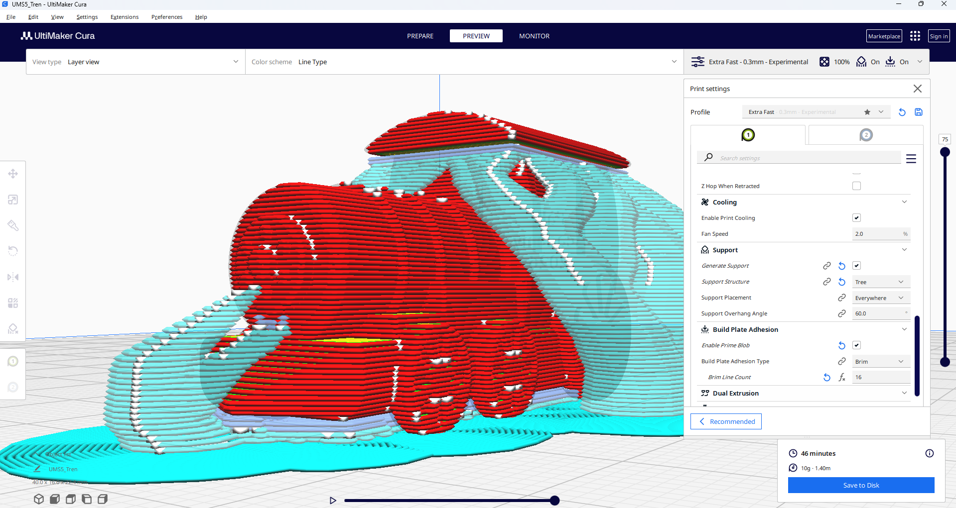 Ultimaker Cura ABS setup