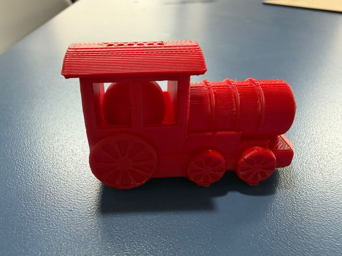 Second STL print of the train