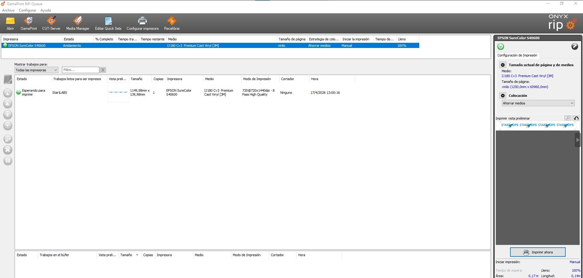 RIP Queue software for Epson printer