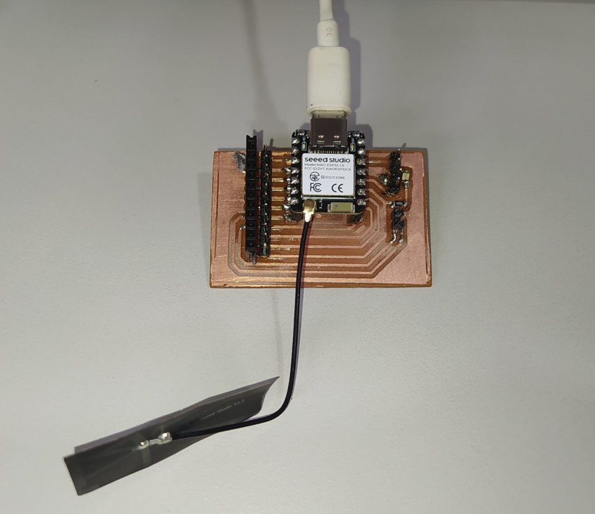 XIAO ESP32-C6 with WiFi antenna connected