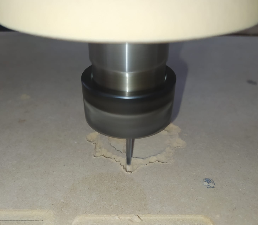 CNC fabrication of the MDF counter-mold