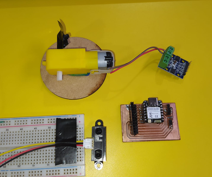 Components and PCB used for the assignment