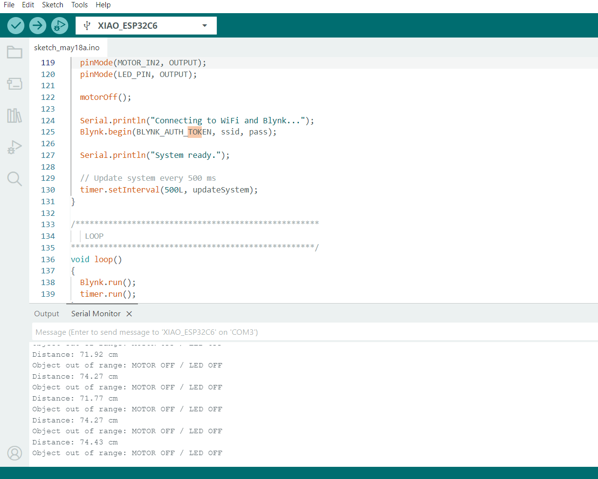 Arduino IDE and Serial Monitor test