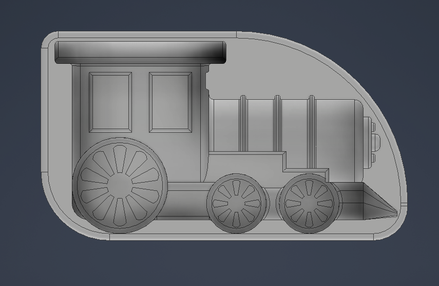 Train mold design in Inventor