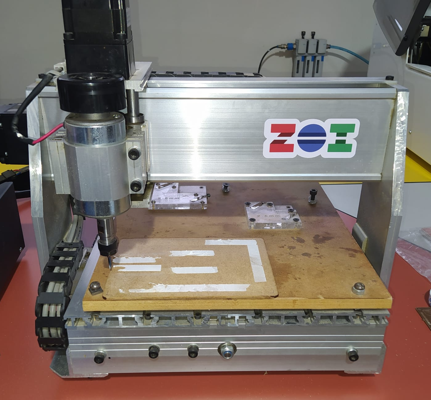 CNC router used for PCB fabrication