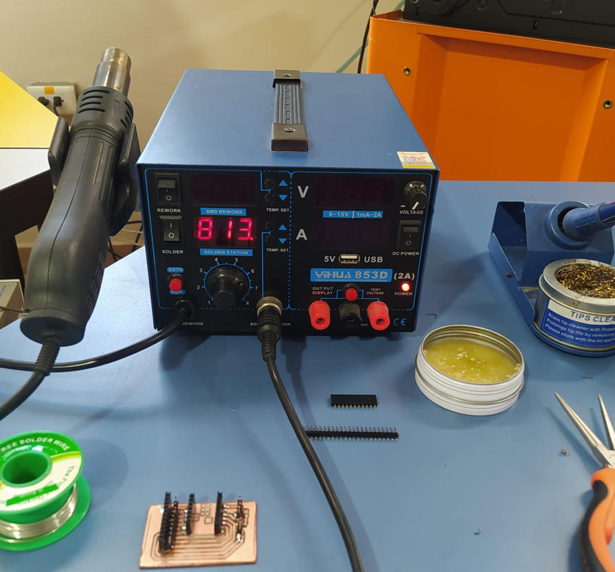 Soldering SMD components on PCB