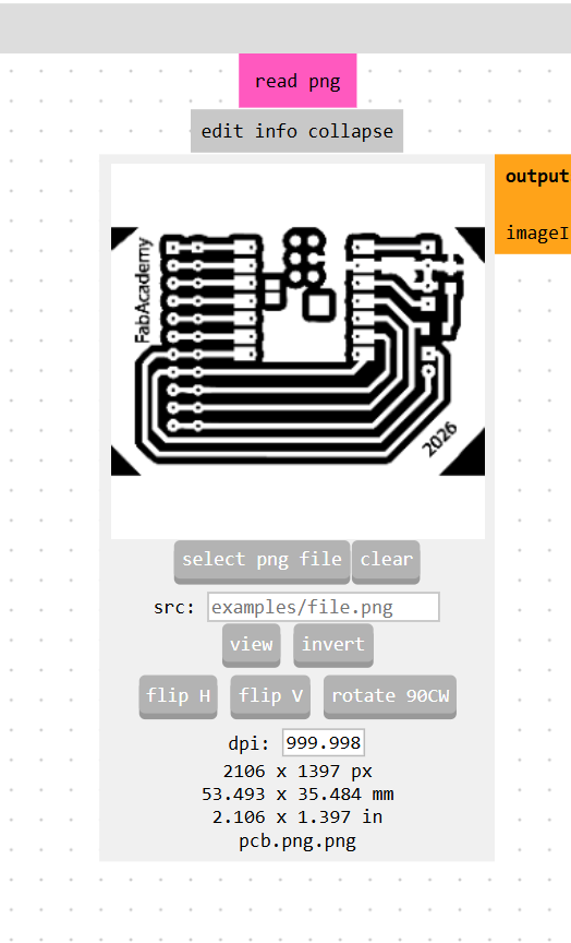 Mods block diagram for PNG PCB workflow