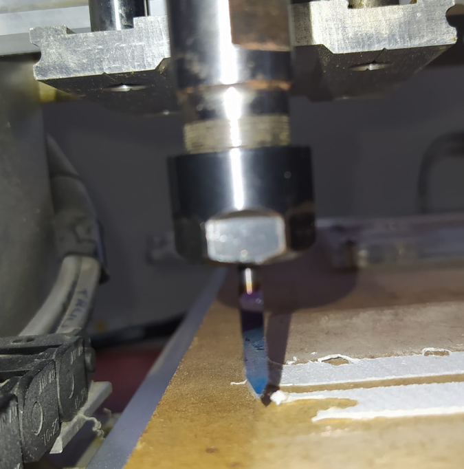 45 degree V-bit for PCB milling
