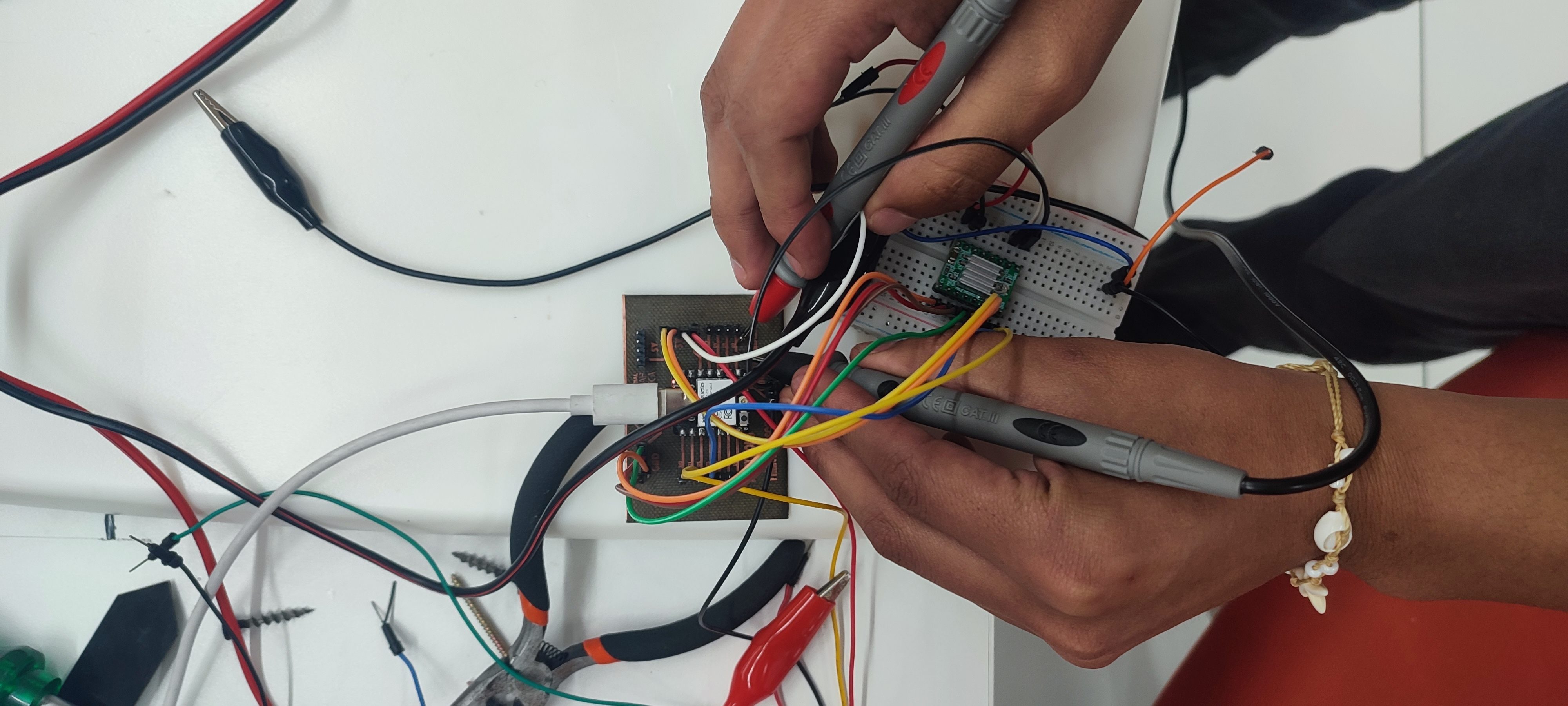 Continuity testing of fabricated PCB
