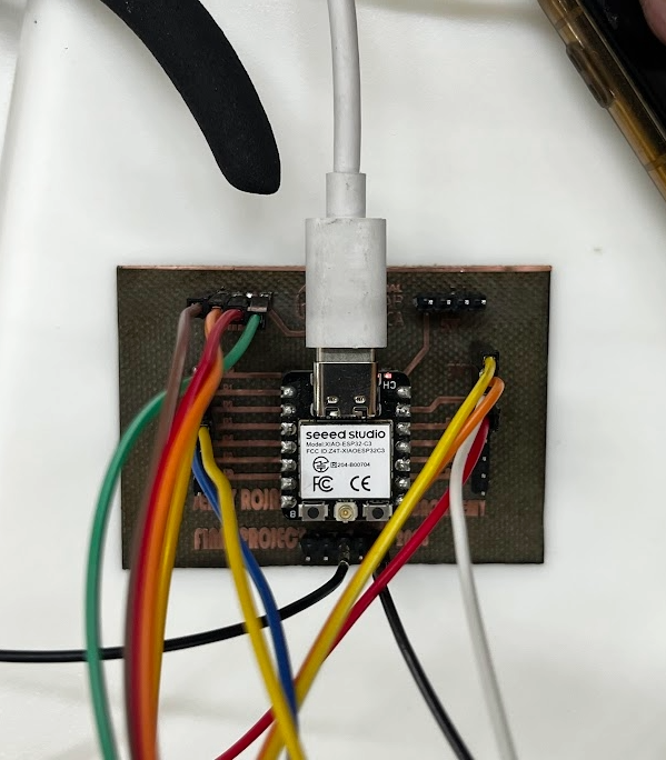Soldered custom PCB