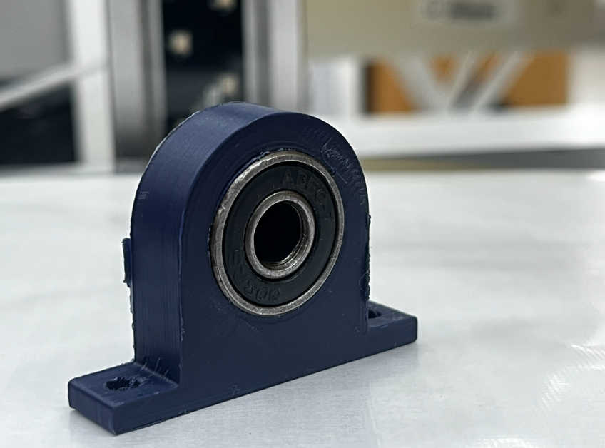 3D printed bearing holder for motor system