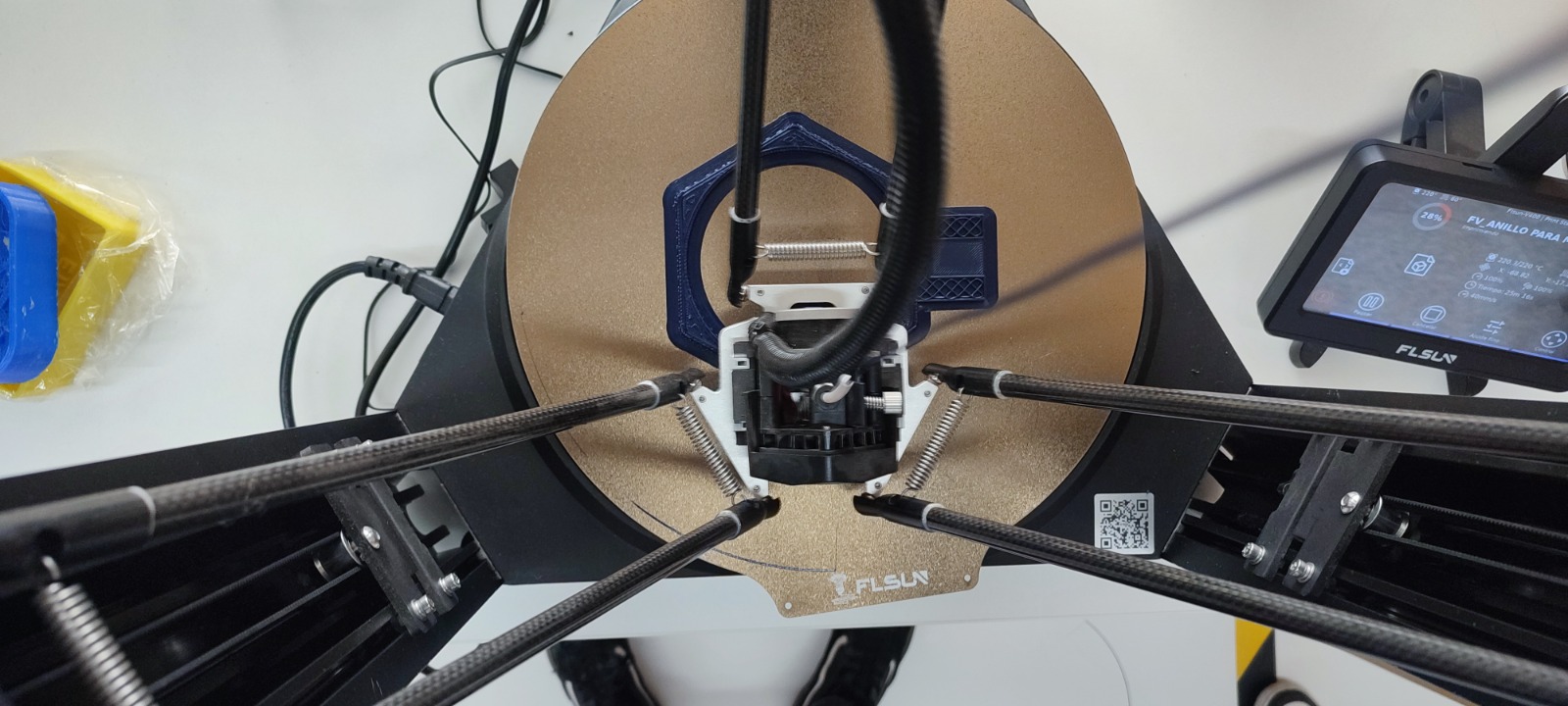 FLSUN printer setup for PLA pot fabrication