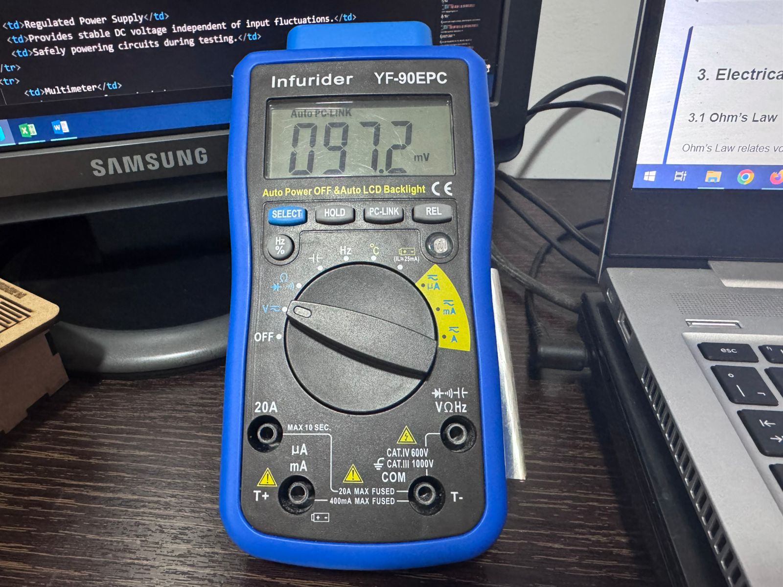 Equipment Evidence 1