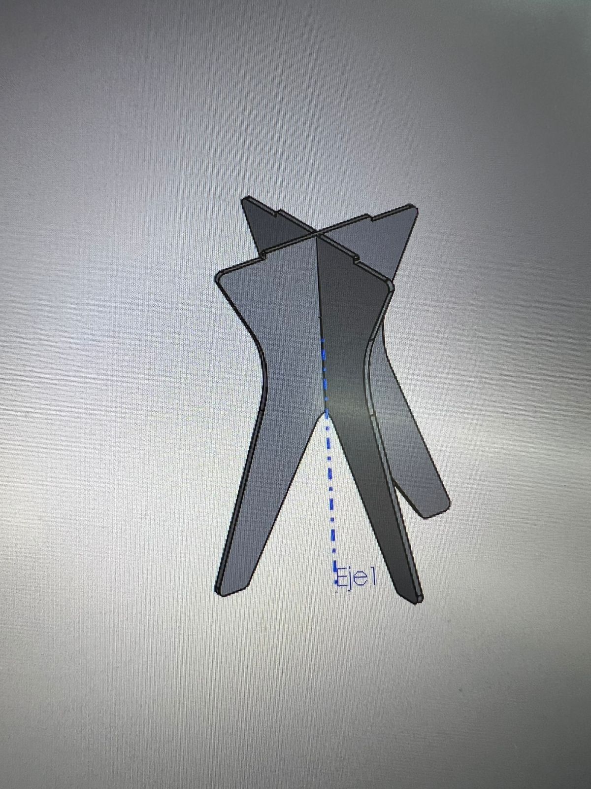 Bench design modeled in Fusion 360