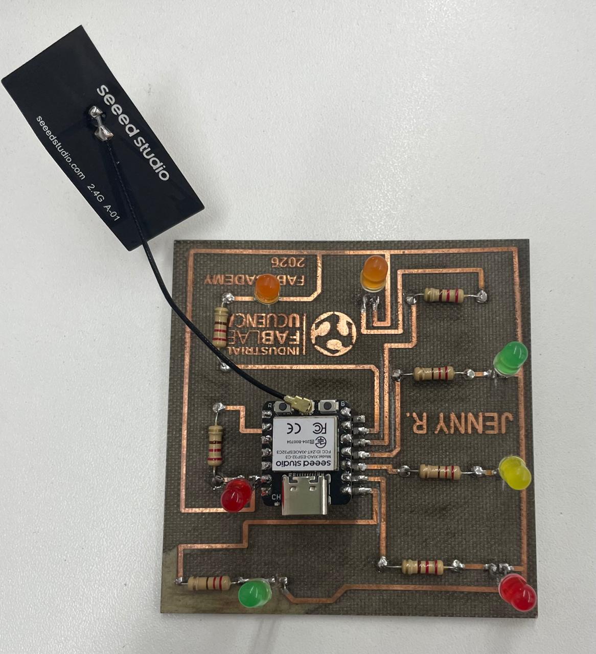 Final soldered PCB