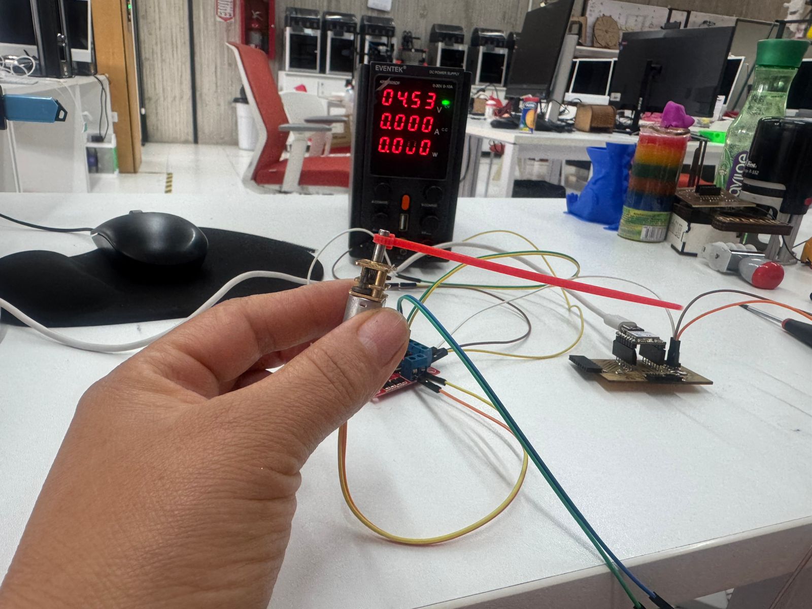 Final assembly of the output device system