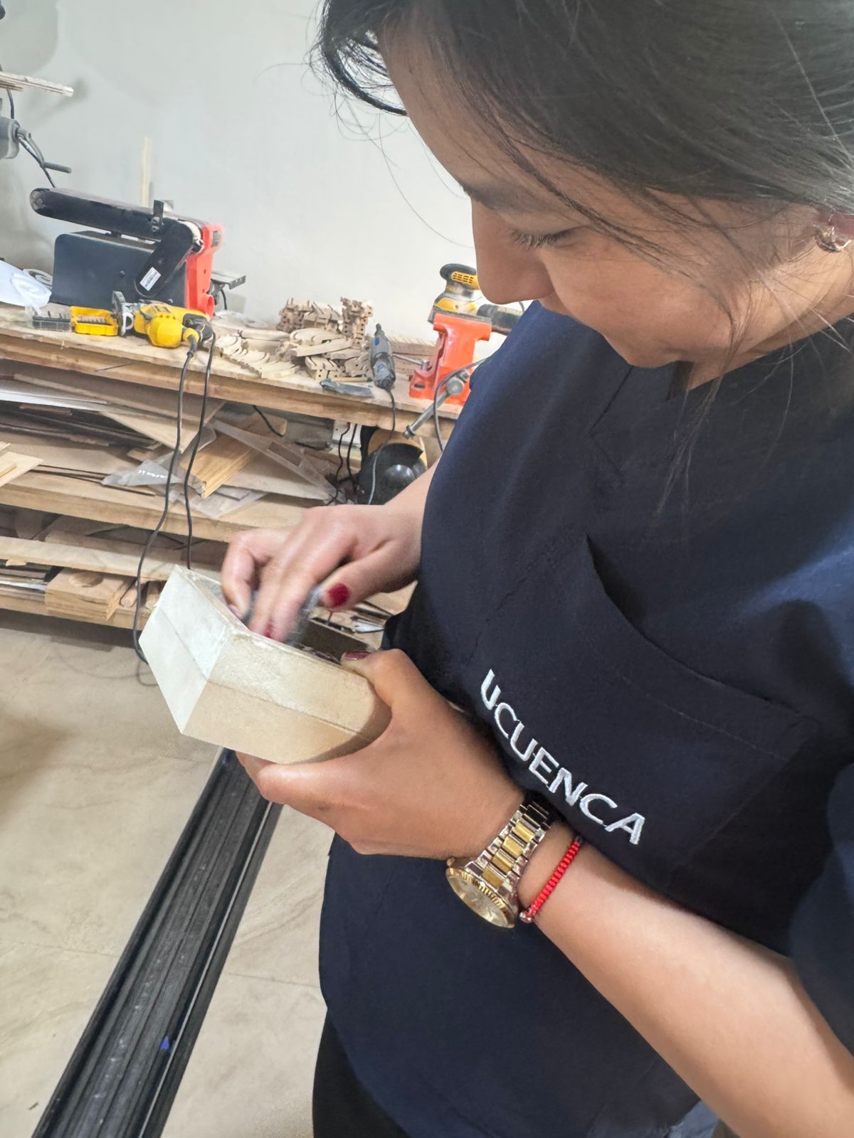 Milled cat mold before sanding