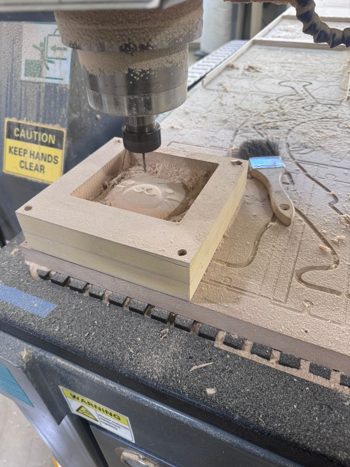 CNC milling process