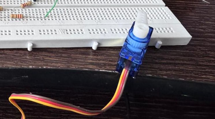 Burned servo after output device testing