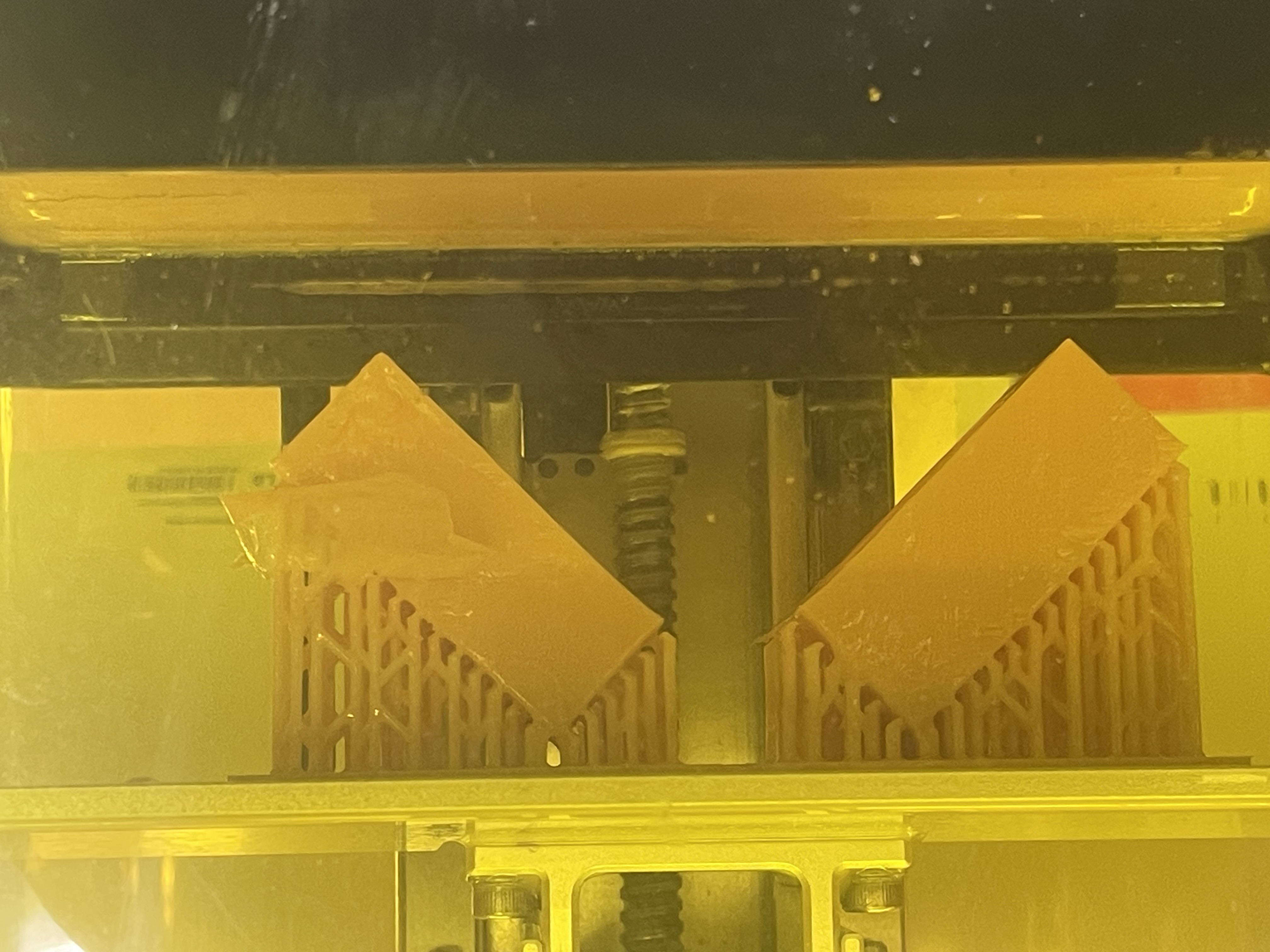Resin printed face