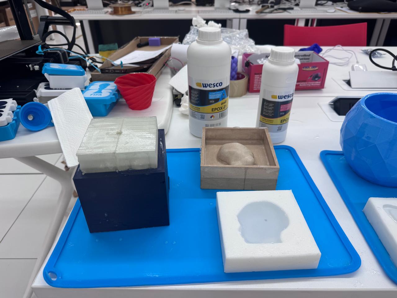 Casting workbench setup