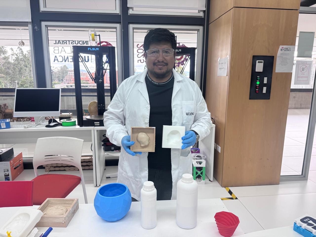 Final presentation of molds and casting materials