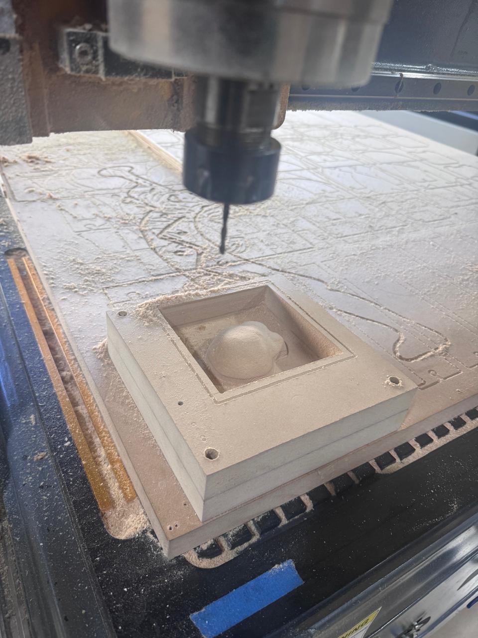 CNC milling mold process