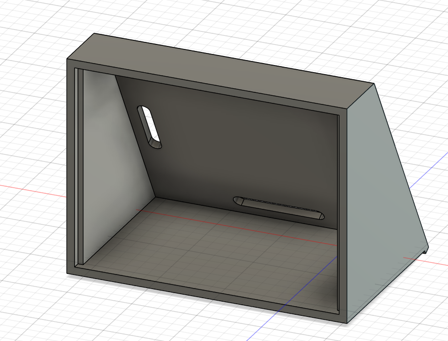 Fusion 360 internal case view