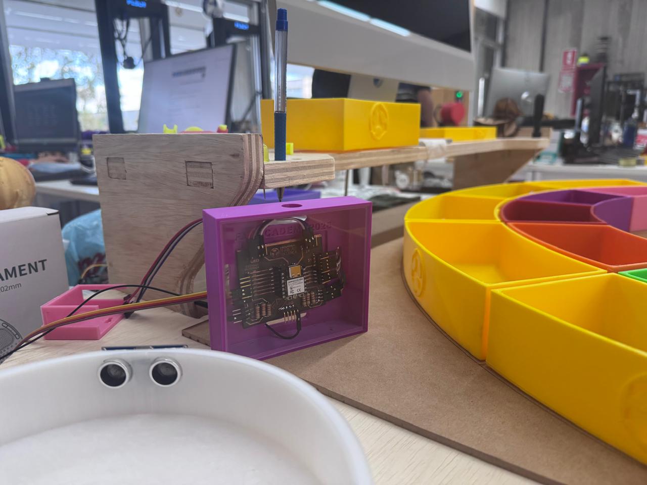 3D printed case on Bambu Lab printer