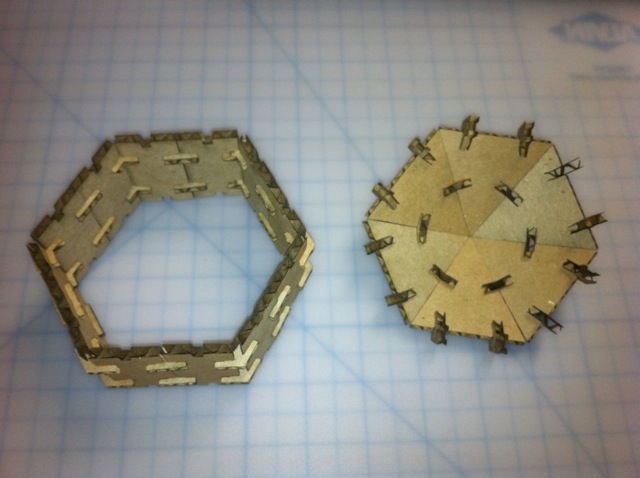 Assembly of initial shape 2