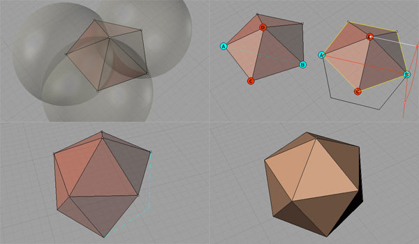 Icosahedron construction