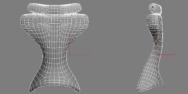 Piece 3D modelling views