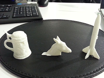 3D printed scanned objects